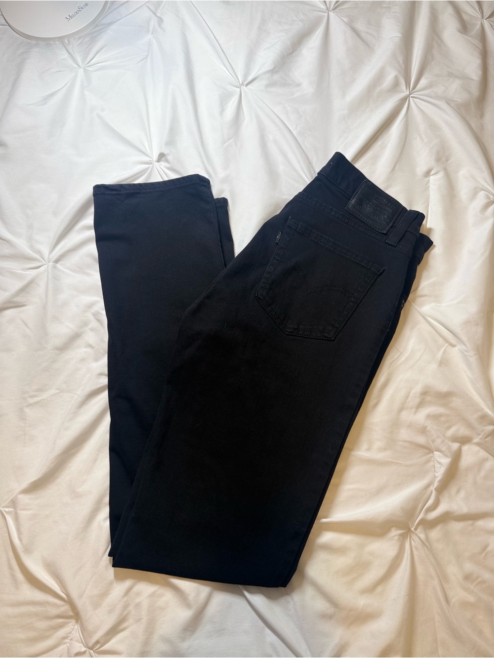 Levi's Women's Slim Straight Jeans in Black